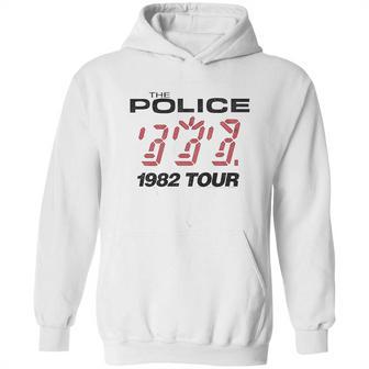 The Police British Rock Band 1982 Tour Hoodie | Favorety