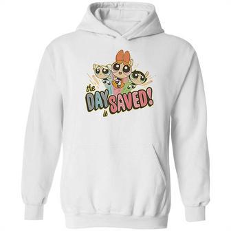 Powerpuff Girls The Day Is Saved Pattern Hoodie | Favorety CA