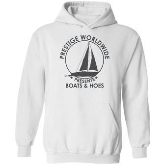 Prestige Worldwide Funny Cool Boats And Hoes Graphic Hoodie | Favorety