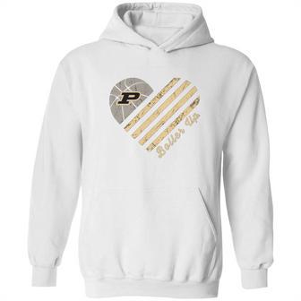 Purdue Boiler Up Heart Hoodie | Favorety UK