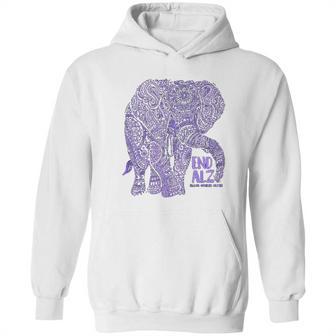 Purple Elephant Alzheimer Awareness Hoodie | Favorety CA