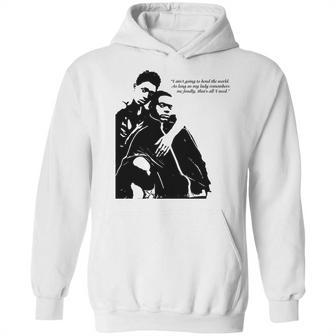 Queen And Slim Quote As Long As My Lady Remembers Me Hoodie | Favorety