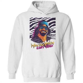 Randy Macho Man Savage Zebra Pattern Hoodie | Favorety