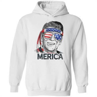 Reagan Ronald Merica 4Th Of July Hoodie | Favorety DE