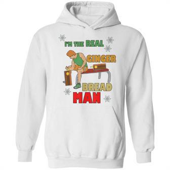 Im The Real Ginger Bread Man Muscle Gym Workout Hoodie | Favorety DE