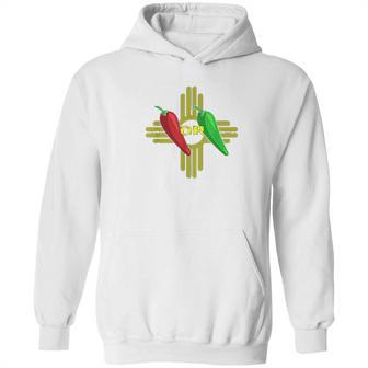 Red Or Green Chile Hatch New Mexico Zia Hoodie | Favorety