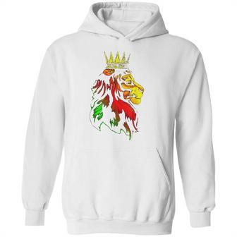 Reggae Rasta Lion Rastafarian Hoodie | Favorety AU