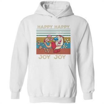 Ren And Stimpy Happy Happy Joy Joy Hoodie | Favorety UK