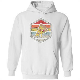 Retro Pizza Junk Food Hoodie | Favorety