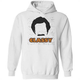 Ripple Junction Anchorman 2 Classy With Rons Hair Shape Hoodie | Favorety DE