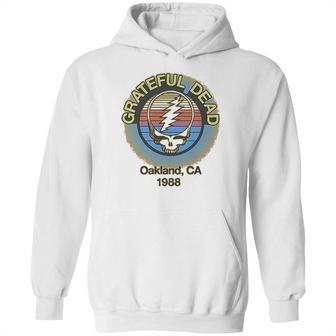 Ripple Junction Grateful Dead Adult Unisex Oakland 88 Light Weight 100 Cotton Crew Hoodie | Favorety DE