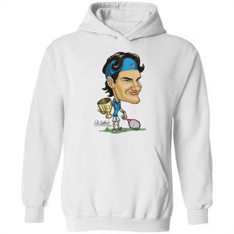 Roger Federer Cartoon Hoodie | Favorety CA