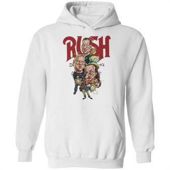 Rush Band Caricature Clockwork Angels Version Hoodie | Favorety