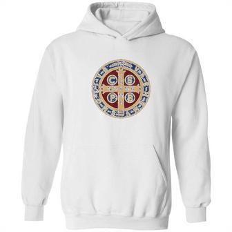 The Saint Benedict Medal Catholic Hoodie | Favorety CA