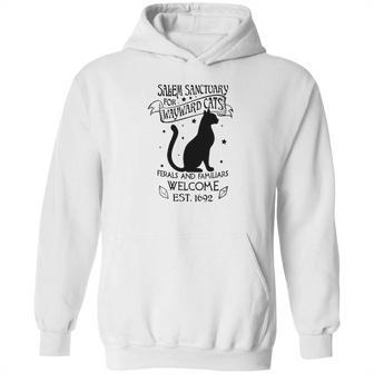 Salem Sanctuary For Wayward Cats Hoodie | Favorety