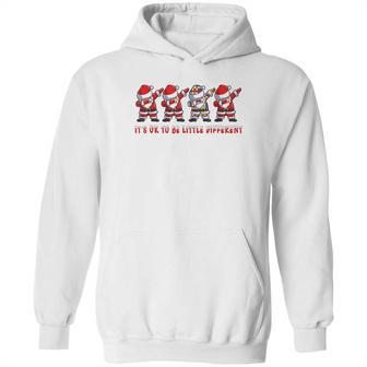 Santa Claus Dabbing Its Ok To Be Little Different Hoodie | Favorety CA