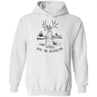 Save The Jackalope Tee Funny Jackrabbi Apparel Hoodie | Favorety CA