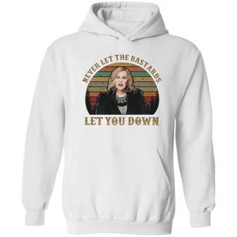 Schitt’S Creek Never Let The Bastards Let You Down Sunset Shirt Hoodie | Favorety DE