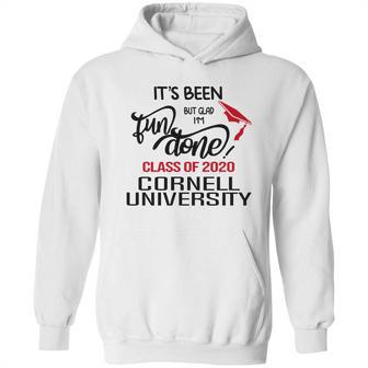 Senior 2020 Graduation Fun Done Cornell University 2020 Hoodie | Favorety