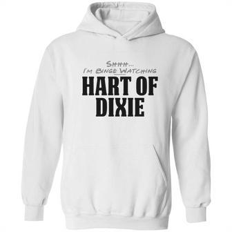 Shhh Ix27m Binge Watching Hart Of Dixie Dog Tags Hoodie | Favorety