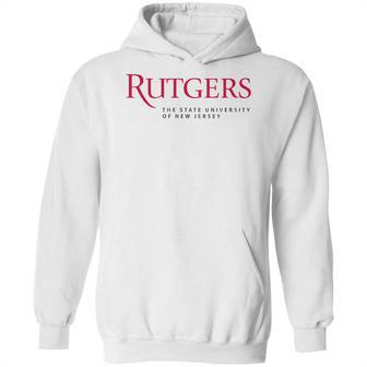 Simple Logo Rutgers University 2020 Hoodie | Favorety DE