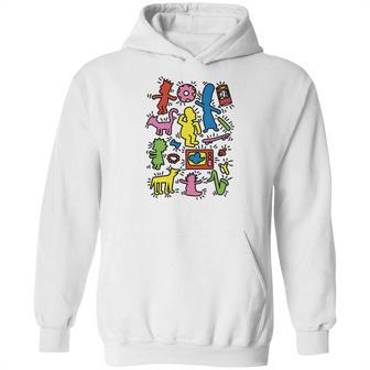 Simpsons X Keith Haring Hoodie | Favorety AU