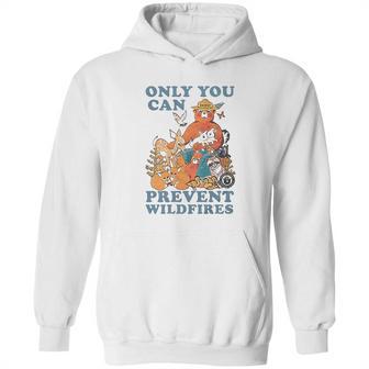 Smokey The Bear Only You Can Prevent Wild Fires Ringer Hoodie | Favorety