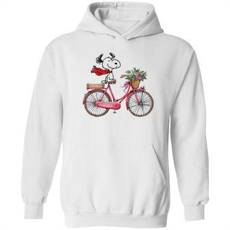 Snoopy And Bicycle Shirt Hoodie | Favorety CA