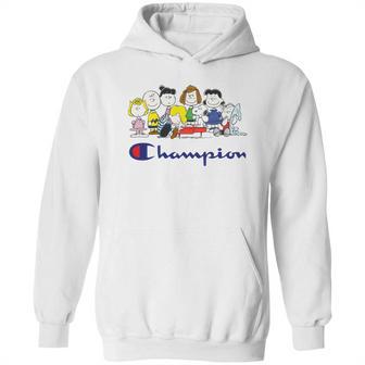 Snoopy And Friends Champion Peanuts Hoodie | Favorety AU