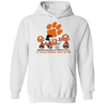 Snoopy And Friends Clemson Tigers Its The Most Wonderful Time Of The Year Shirt Mf Hoodie | Favorety