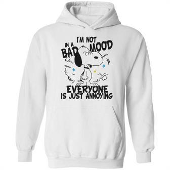 Snoopy Im Not In A Bad Mood Everyone Is Just Annoying Hoodie | Favorety UK