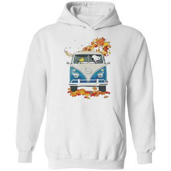 Snoopy And Woodstock Vw Volkswagen Hippie Car Shirt Hoodie | Favorety DE