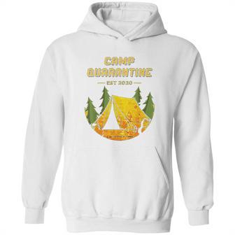 Social Distancing Funny Camping Hoodie | Favorety