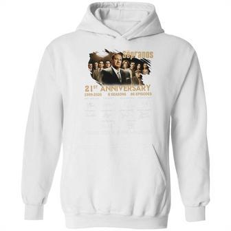 Sopranos 21St Anniversary 1999 2020 6 Seasons 86 Episodes Signatures Shirth Hoodie | Favorety UK