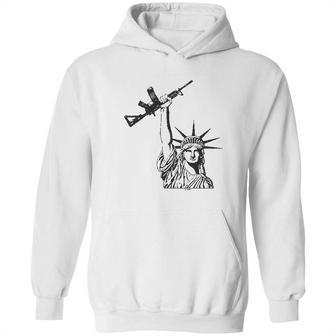 Statue Of Liberty Rifle 2Nd Amendment Mens Hoodie | Favorety