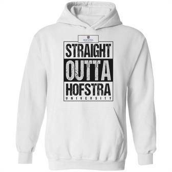 Straight Outta Hofstra University Funny Gift Hoodie | Favorety UK