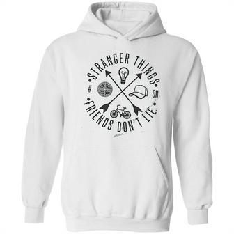 Stranger Things Friends Dont Lie Vintage For Teen Girls Graphic Hoodie | Favorety AU