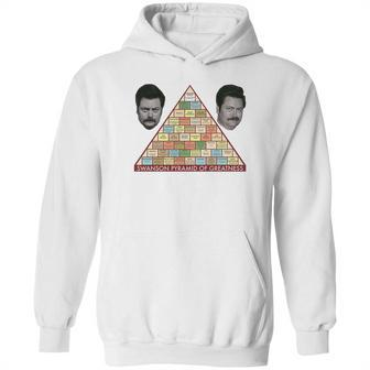 Swanson Pyramid Of Greatness Hoodie | Favorety