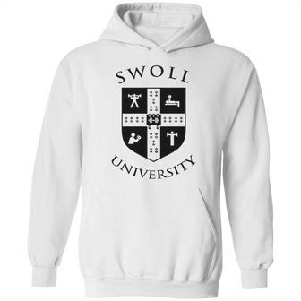 Swoll University Funny Gym Bodybuilding Hoodie | Favorety DE