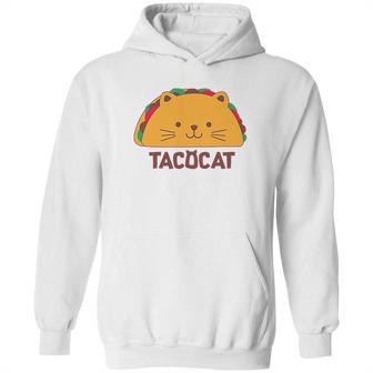 Tacocat Spelled Backwards Is Taco Cat Funny Hoodie | Favorety AU