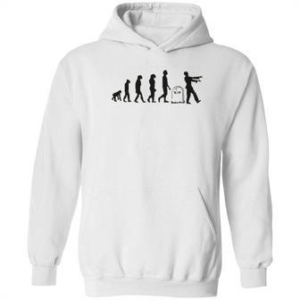 Think Out Loud Evolution Funny Apocalypse Hoodie | Favorety