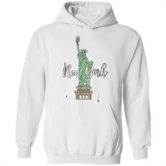 Tourist Statue Of Liberty Iconic New York Hoodie | Favorety