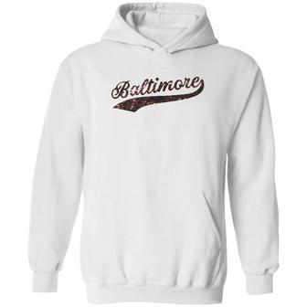 Ugp Campus Apparel Hometown Baseball Script Hometown Pride Hoodie | Favorety DE