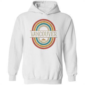 Vancouver British Columbia Canada Vintage Retro 80S Hoodie | Favorety AU