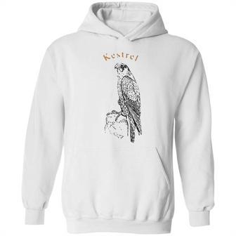 Vintage Kestrel Raptor Sparrow Hawk Art Hoodie | Favorety CA