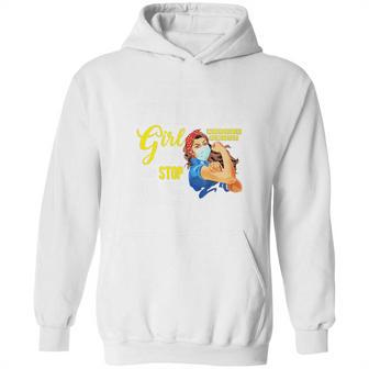 I Am A Waffle House Girl Nothing Can Stop Me Coronavirus Shirth Hoodie | Favorety DE