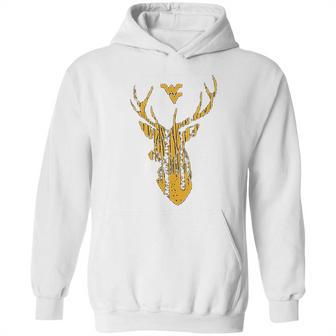 West Virginia Mountaineers Hunting Forest Deer Hoodie | Favorety