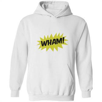 Wham With Starburst Comic Hero Baseball Cap Hoodie | Favorety UK