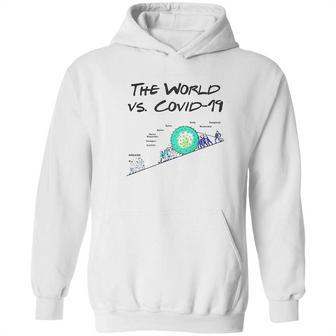 The World Vs Virus Fight Virus Cartoon Hoodie | Favorety UK