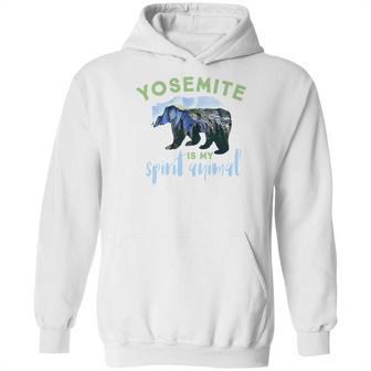 Yosemite National Park Half Dome Bear Hoodie | Favorety